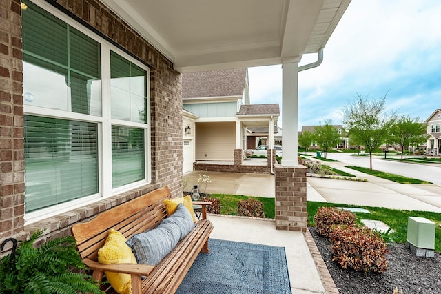 exterior space featuring a porch