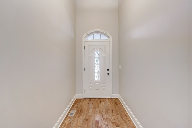 interior space featuring light hardwood / wood-style floors