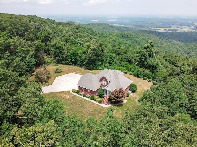 view of aerial view