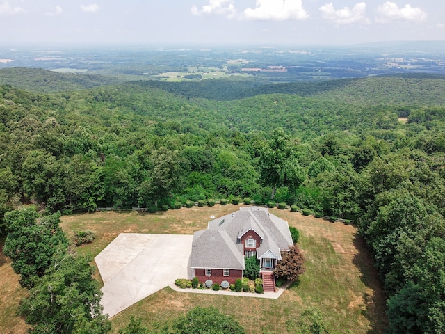 view of aerial view