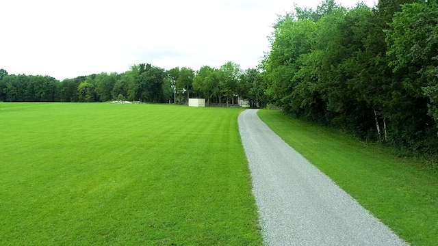 view of road