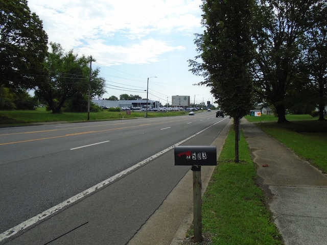 view of road