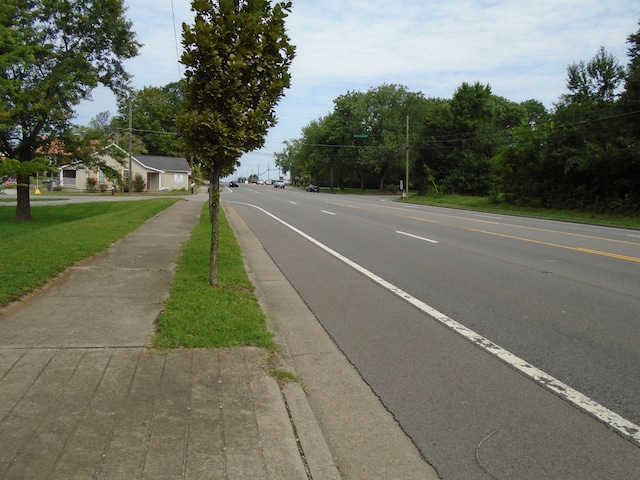 view of road