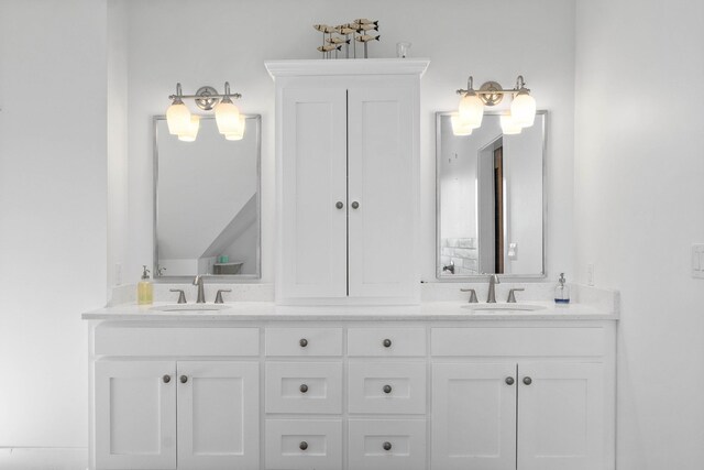 554 Hayes Ridge Rd, Indian Mound, TN 37079 - bathroom featuring dual bowl vanity