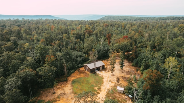 view of aerial view