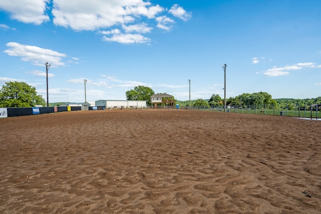 view of community featuring a rural view