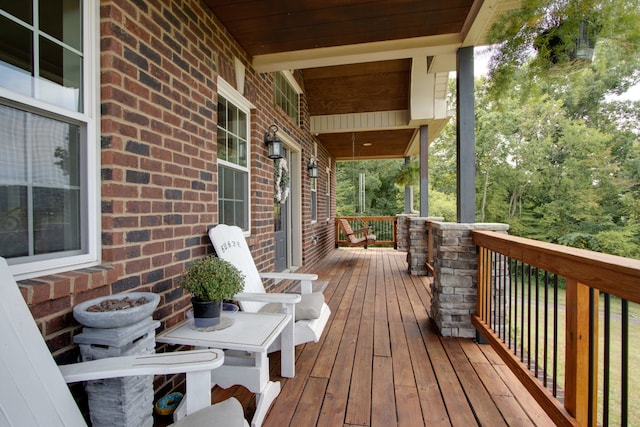 view of deck