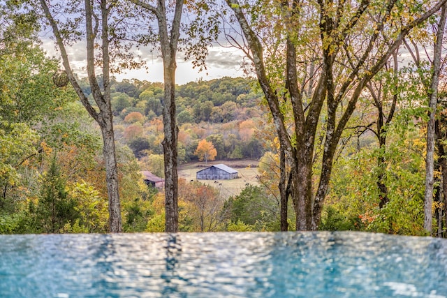 view of pool