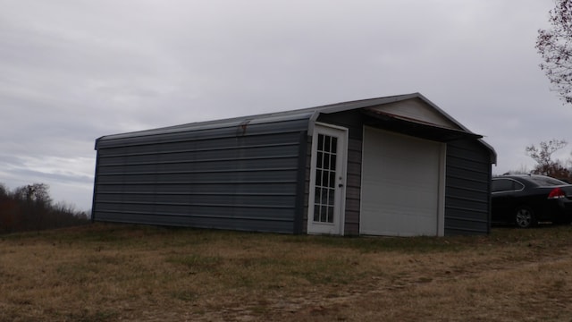 view of shed / structure