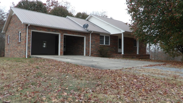 ranch-style house with a garage