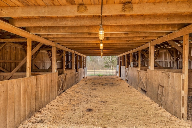 view of stable