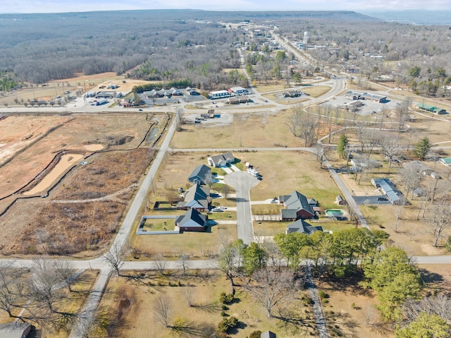 view of aerial view