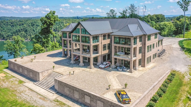 view of rear view of property