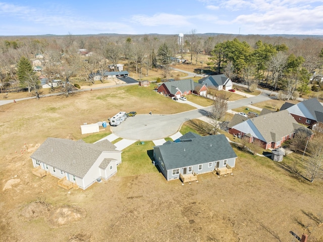 view of aerial view