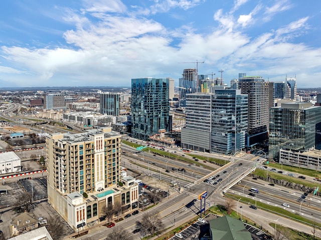 view of property's view of city