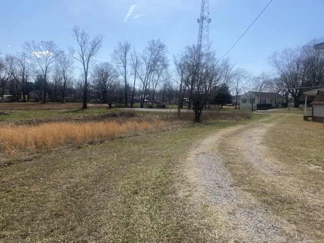 view of road