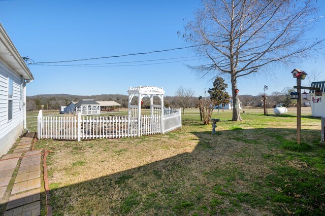 view of yard