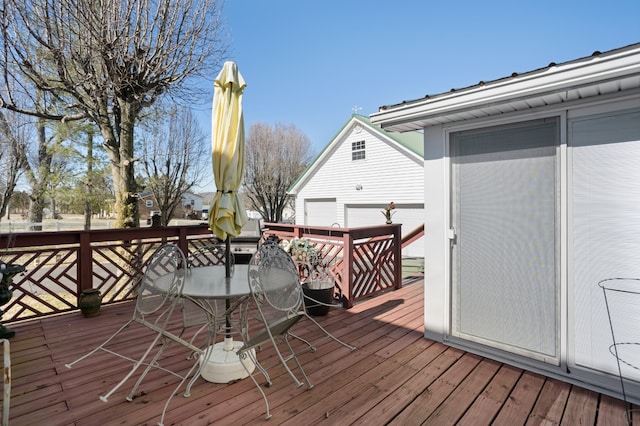 view of deck
