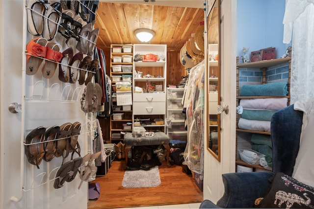 view of storage room