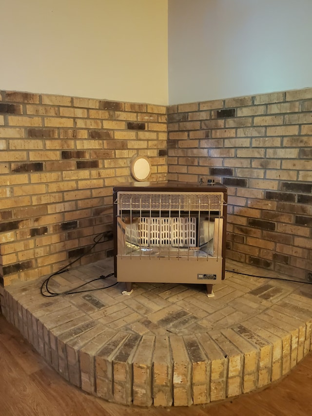 interior details featuring hardwood / wood-style flooring