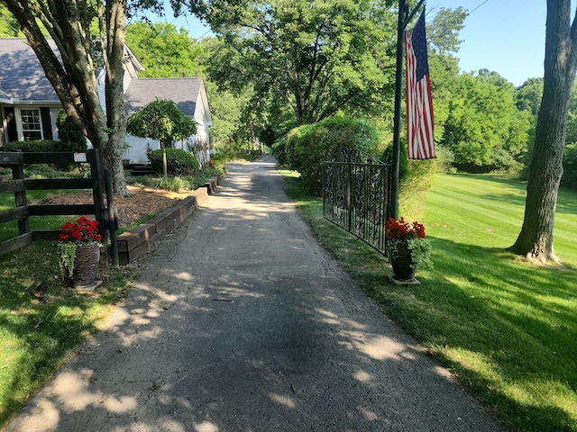 view of road