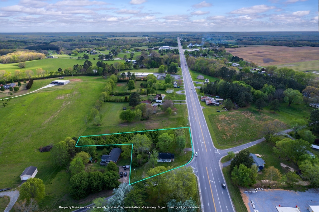 view of birds eye view of property