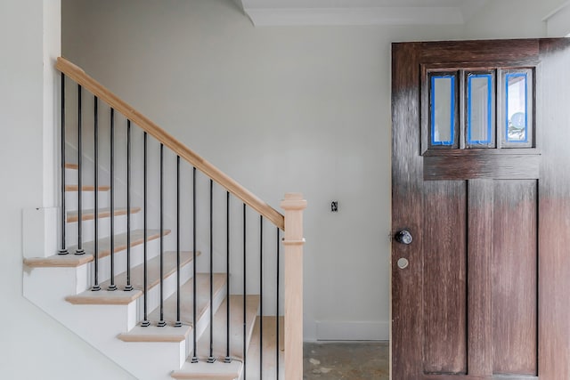 view of entrance foyer