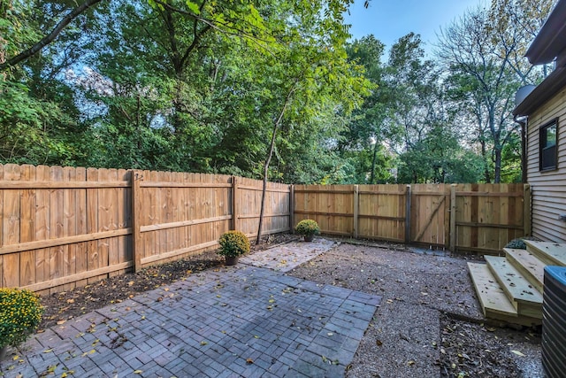 view of patio / terrace featuring central AC