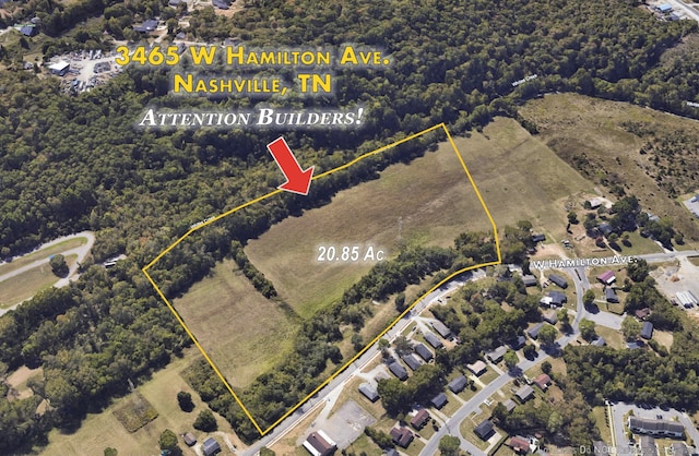 3465 W Hamilton Ave, Nashville TN, 37218 land for sale