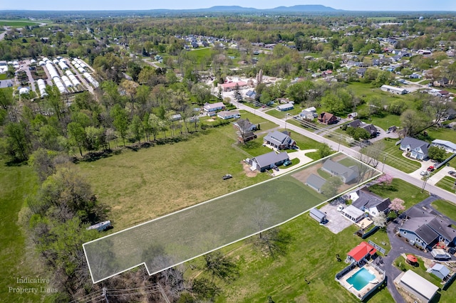 view of birds eye view of property