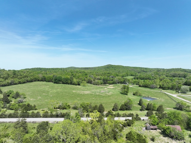 view of aerial view