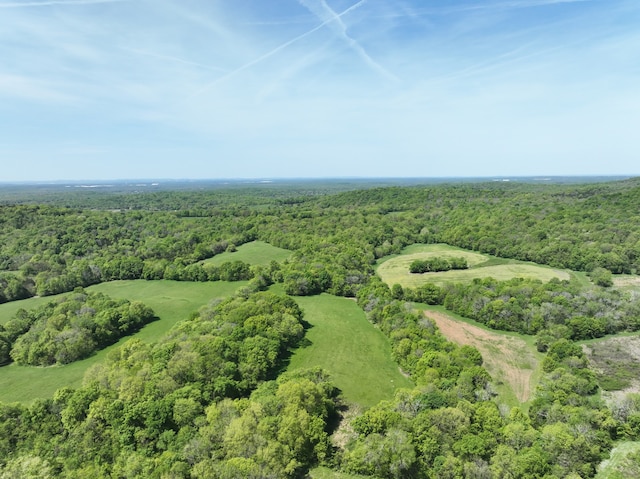 view of aerial view