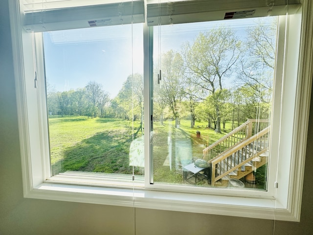 view of doorway to outside