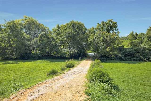 view of road