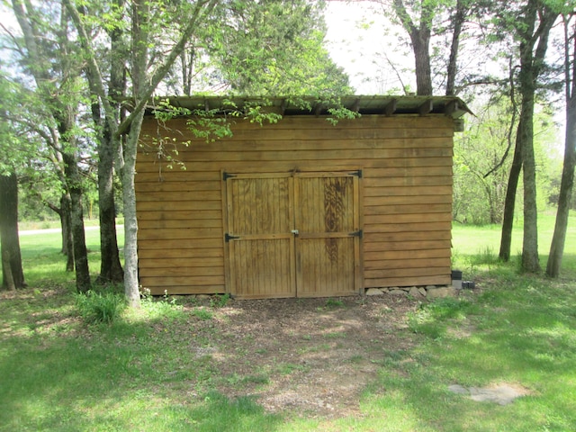 view of shed / structure