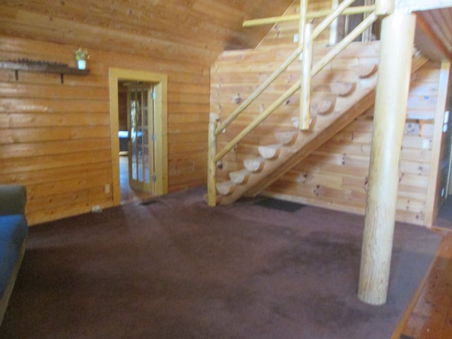 view of unfurnished living room