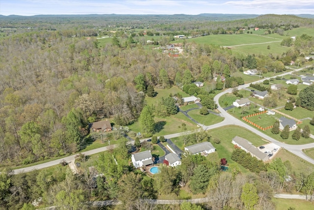 view of aerial view