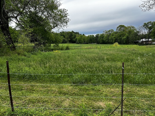 view of yard featuring a rural view