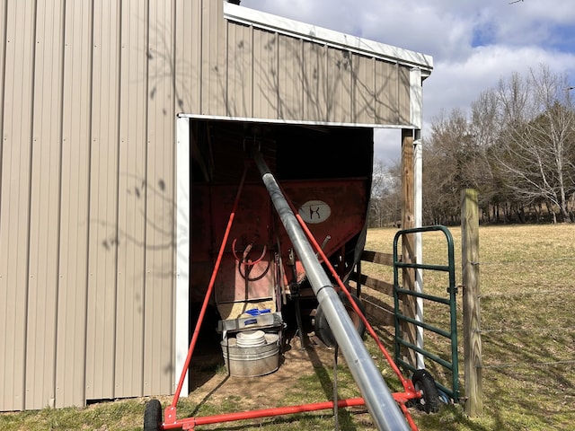 view of outdoor structure