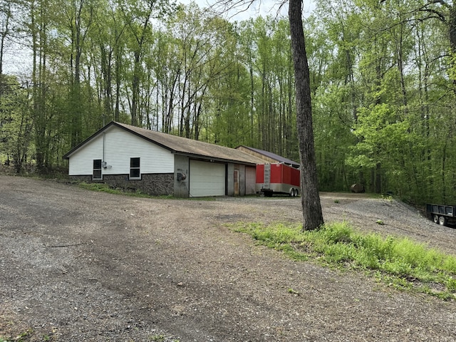 view of side of property