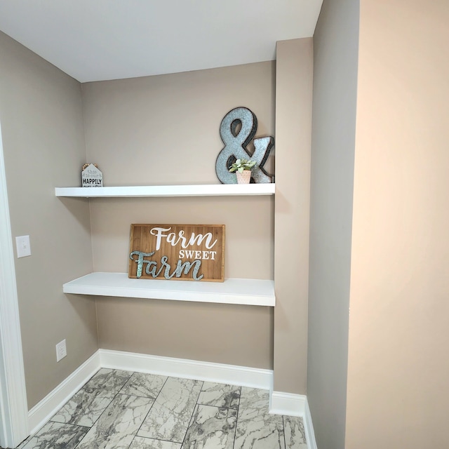 interior details featuring tile floors