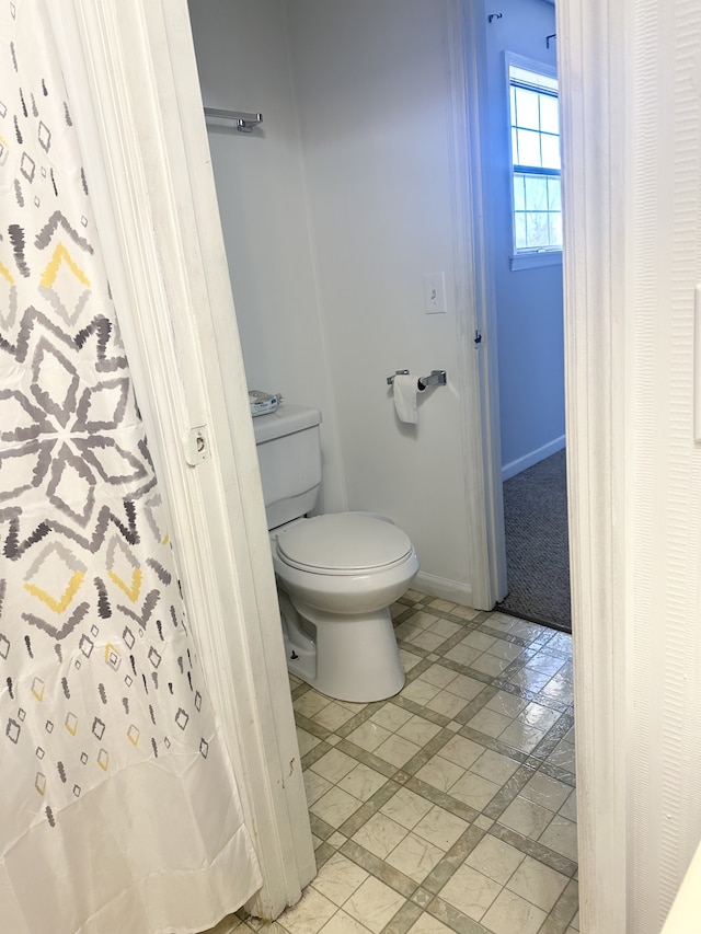 bathroom with toilet