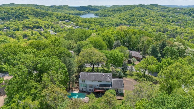 view of aerial view