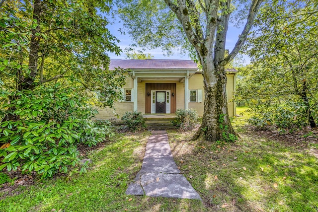 view of front of home