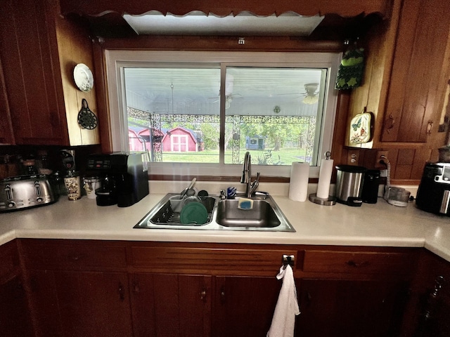 kitchen featuring sink