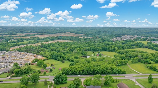 view of aerial view