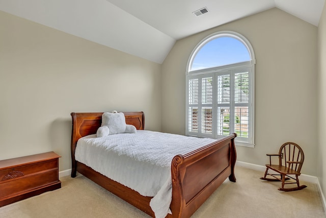 808 Seven Points Cv, Hermitage, TN 37076 - carpeted bedroom featuring vaulted ceiling