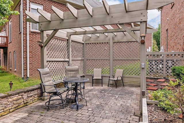 808 Seven Points Cv, Hermitage, TN 37076 - view of patio / terrace featuring a pergola