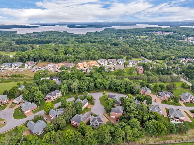 808 Seven Points Cv, Hermitage, TN 37076 - aerial view featuring a water view