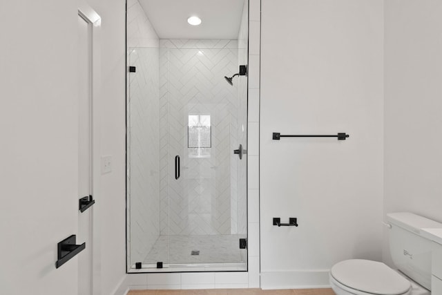 1016 W Trinity Ln Unit 1, Nashville, TN 37218 - bathroom with toilet and a stall shower